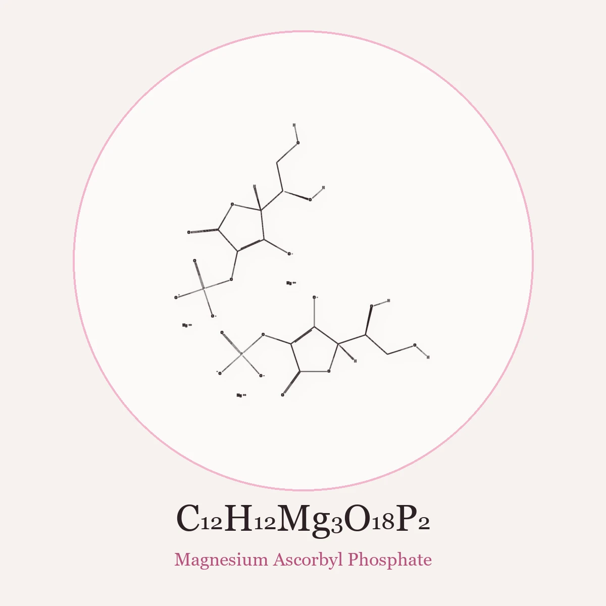 Chemical structure of Magnesium Ascorbyl Phosphate (Magnesium Ascorbyl Phosphate)