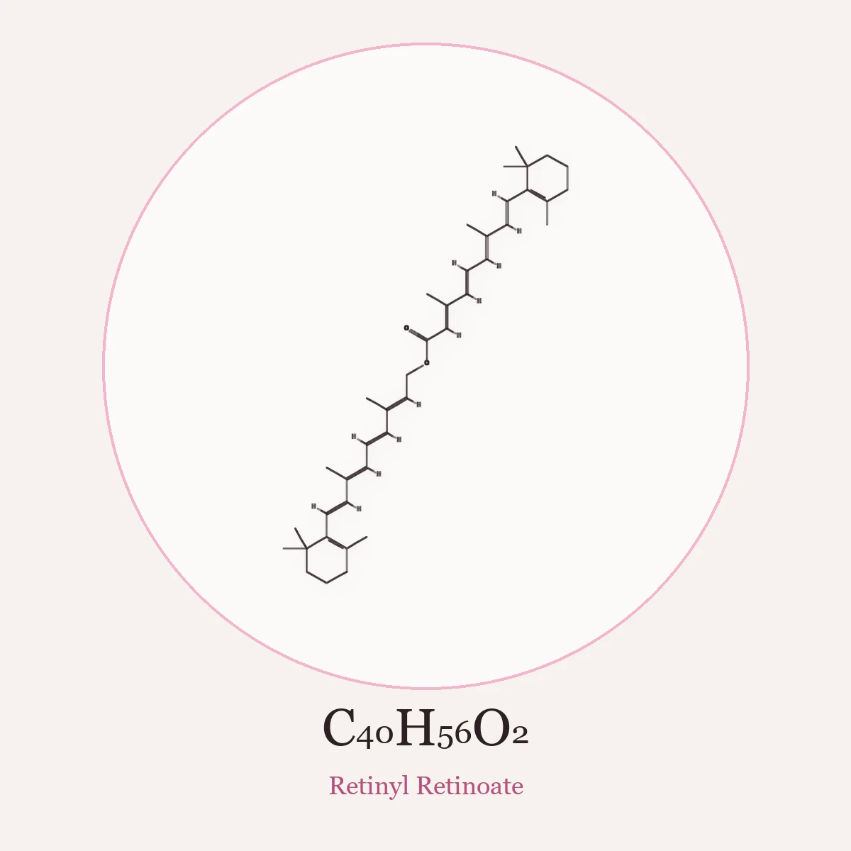 Chemical structure of Retinyl Retinoate (Retinyl Retinoate)